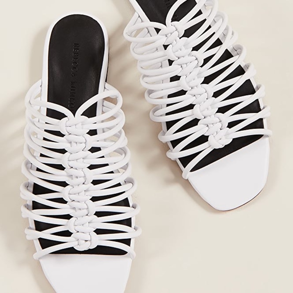 Rebecca Minkoff Maelynn White Sandals